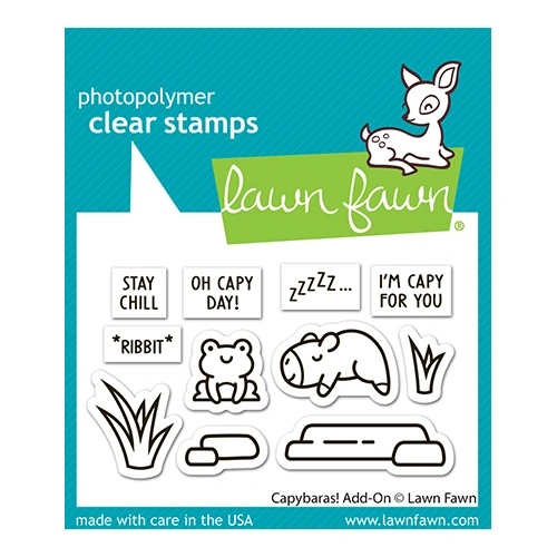 Lawn Fawn Capybaras! Add-On Stamp