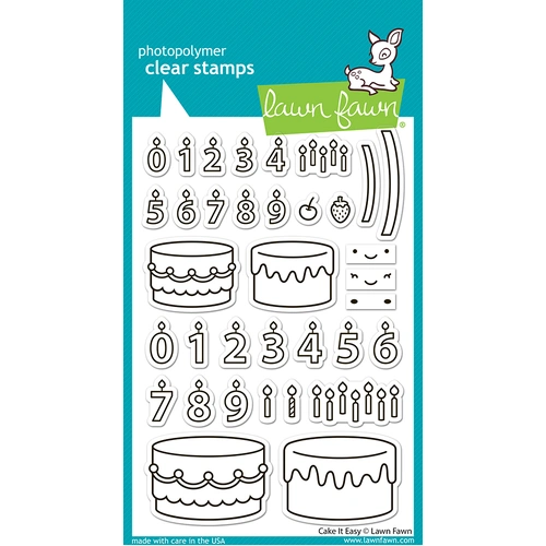 Lawn Fawn Cake It Easy Stamp