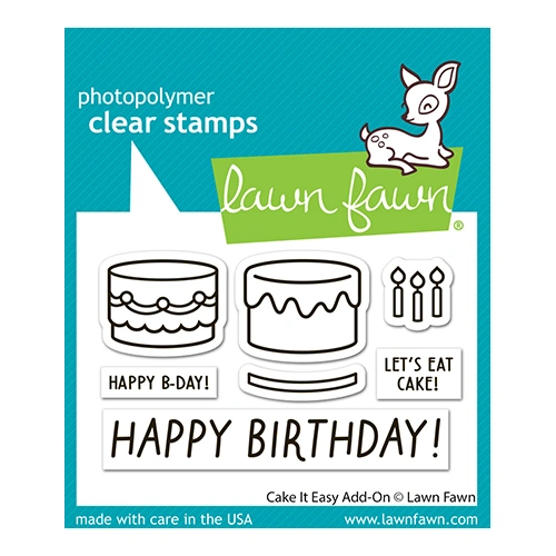 Lawn Fawn Cake It Easy Add-On Stamp
