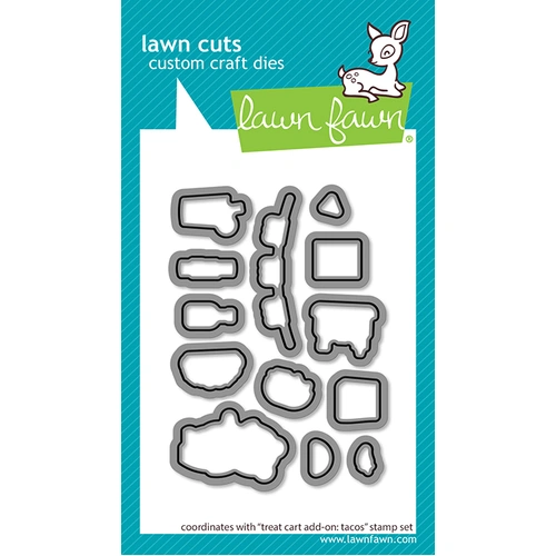 Lawn Fawn Treat Cart Add-On: Tacos Lawn Cuts Die