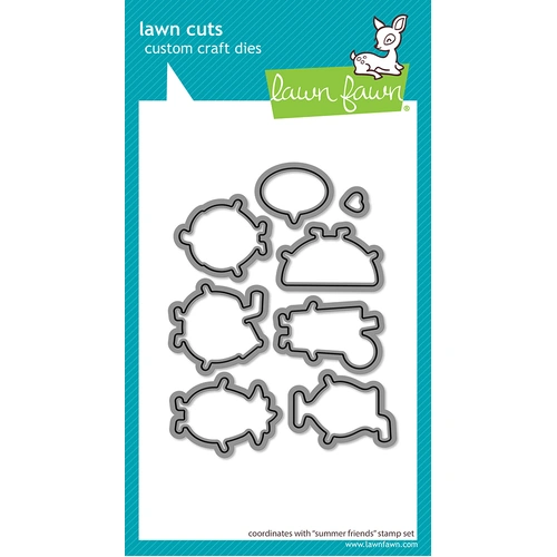 Lawn Fawn Summer Friends Lawn Cuts Die