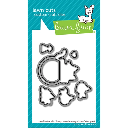 Lawn Fawn Keep On Swimming Add-On Lawn Cuts Die