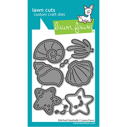 Lawn Fawn Stitched Seashells Die