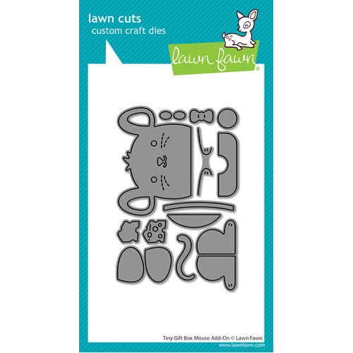Lawn Fawn Tiny Gift Box Mouse Add-On Die
