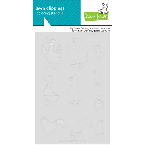 Lawn Fawn Silly Goose! Colouring Stencils