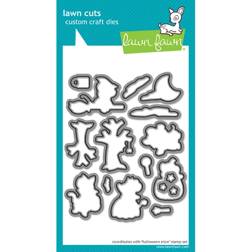 Lawn Fawn Halloween Mice Die