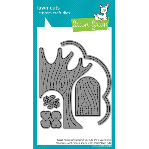 Lawn Fawn Knock Knock, Who's There? Tree Add-On Die