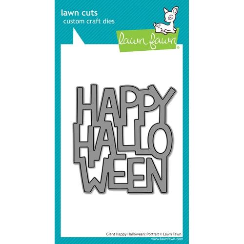 Lawn Fawn Giant Happy Halloween: Portrait Die
