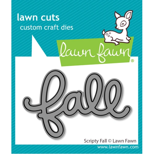 Lawn Fawn Scripty Fall Die