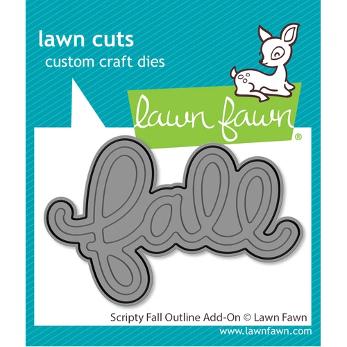 Lawn Fawn Scripty Fall Outline Add-On Die