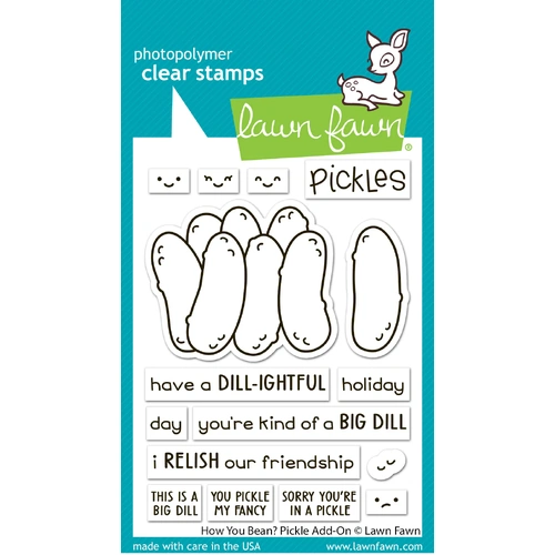 Lawn Fawn How You Bean? Pickle Add-On Stamp