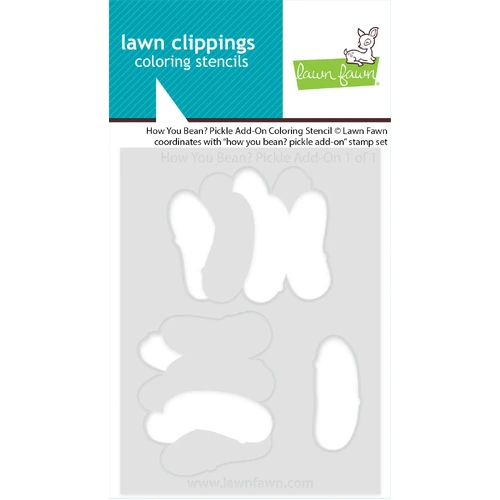 Lawn Fawn How You Bean? Pickle Add-On Colouring Stencil