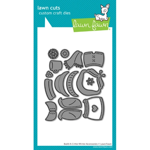 Lawn Fawn Build-A-Critter Winter Accessories Die