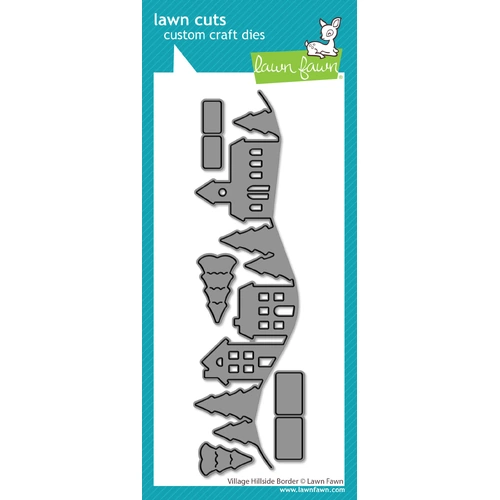 Lawn Fawn Village Hillside Border Die