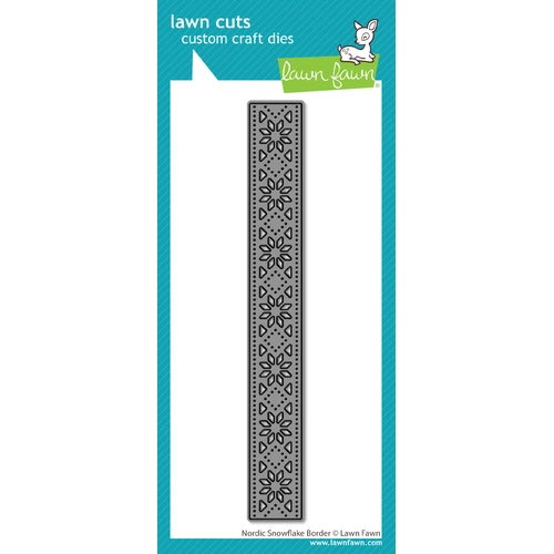 Lawn Fawn Nordic Snowflake Border Die
