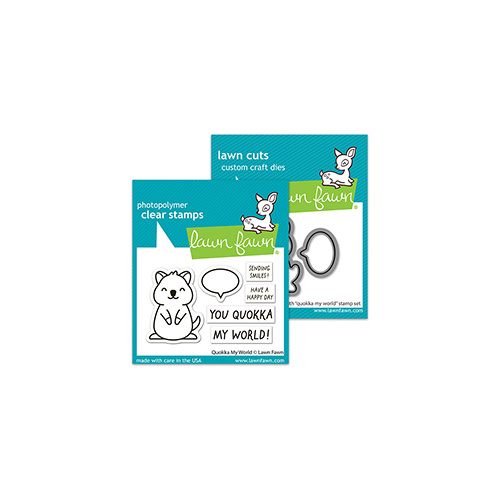 Lawn Fawn Quokka My World Stamp & Dies Bundle