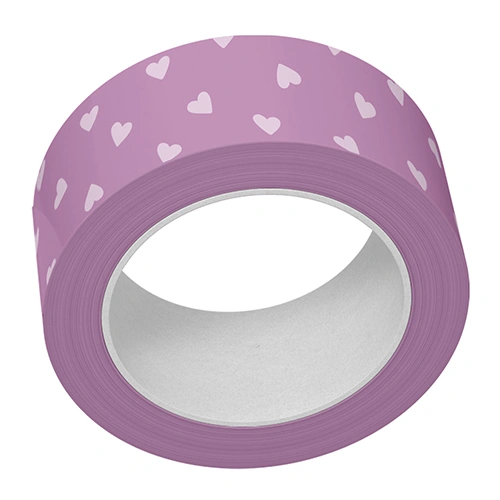 Lawn Fawn Purple Tiny Hearts Washi Tape