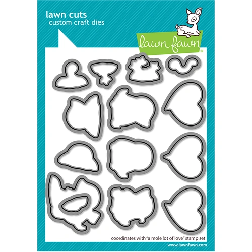 Lawn Fawn A Mole Lot Of Love Lawn Cuts Die