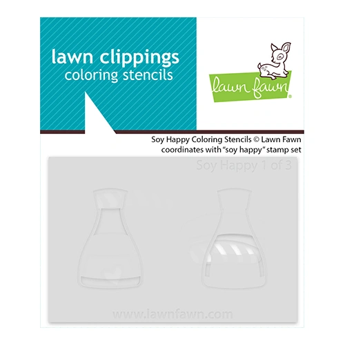 Lawn Fawn Soy Happy Coloring Stencils