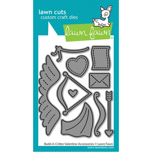 Lawn Fawn Build-A-Critter Valentine Accessories Die