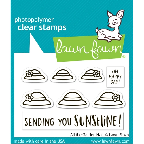 Lawn Fawn All The Garden Hats Stamp