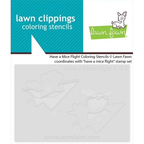 Lawn Fawn Have A Mice Flight Coloring Stencils