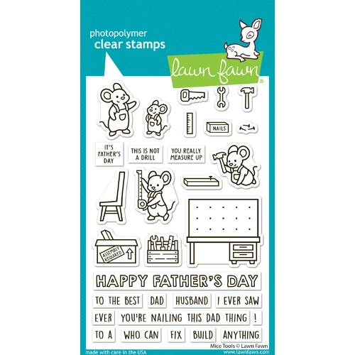 Lawn Fawn Mice Tools Stamp