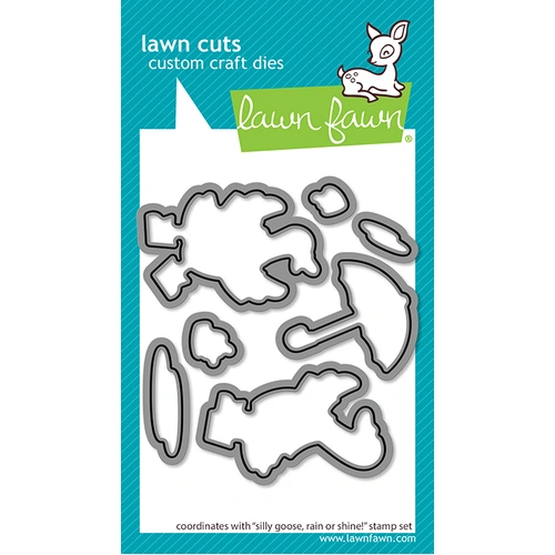 Lawn Fawn Silly Goose, Rain Or Shine! Lawn Cuts Die