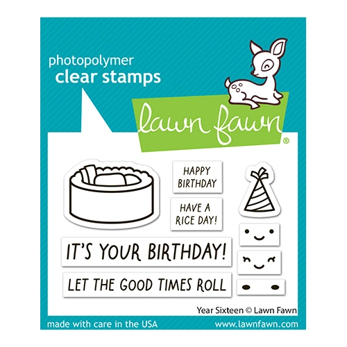 Lawn Fawn Year Sixteen Stamp