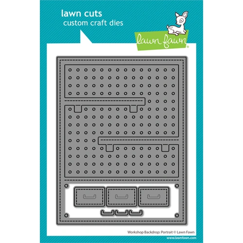Lawn Fawn Workshop Backdrop: Portrait Die