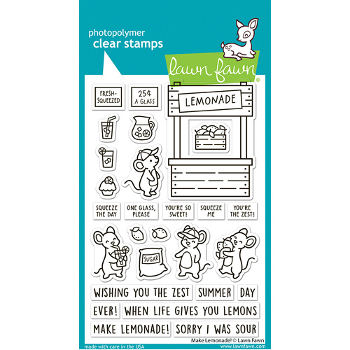 Lawn Fawn Make Lemonade! Stamp