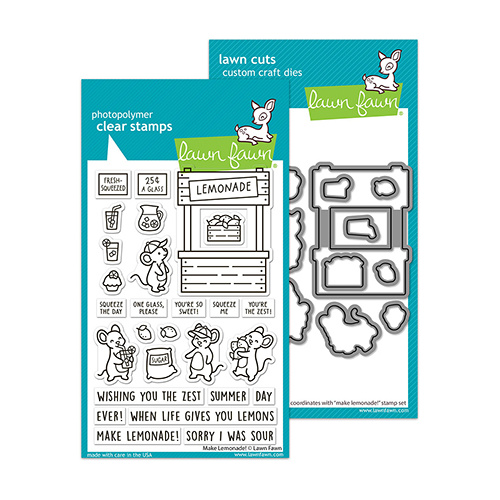 Lawn Fawn Make Lemonade! Stamp & Die Bundle