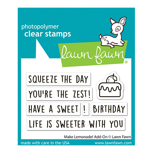 Lawn Fawn Make Lemonade! Add-On Stamp