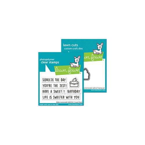 Lawn Fawn Make Lemonade! Add-On Stamp & Die Bundle