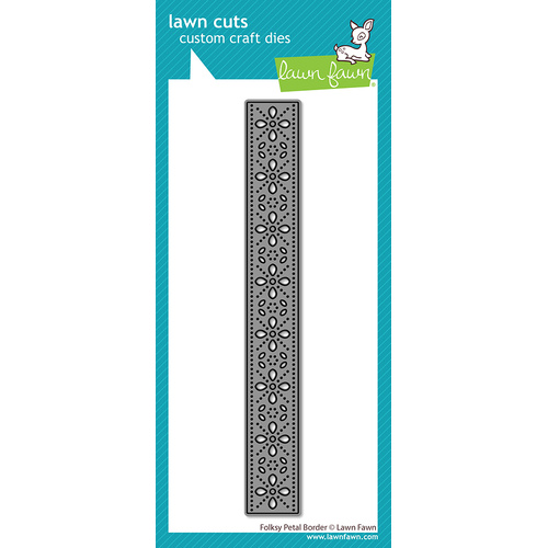 Lawn Fawn Folksy Petal Border Die