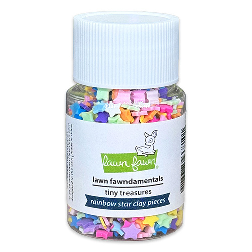 Lawn Fawn Rainbow Star Clay Pieces