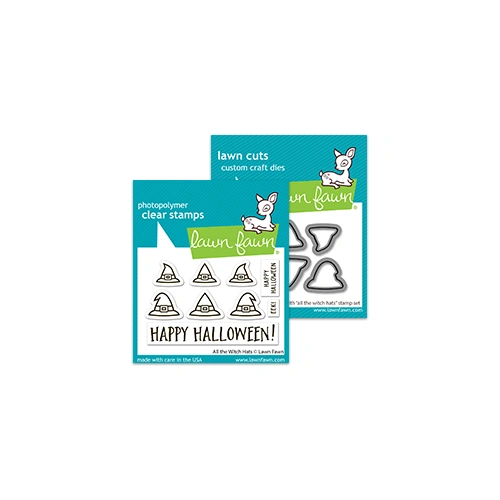 Lawn Fawn All the Witch Hats Stamp & Die Bundle