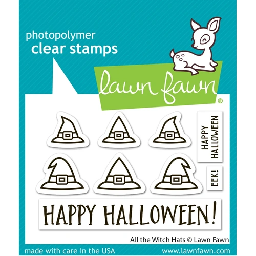 Lawn Fawn All The Witch Hats Stamp