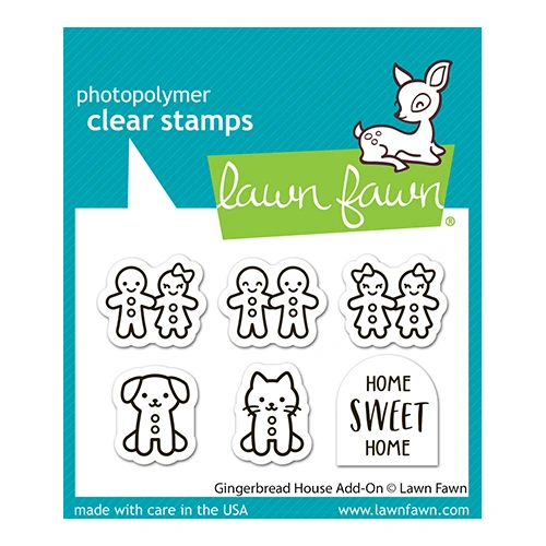 Lawn Fawn Gingerbread House Add-On Stamp