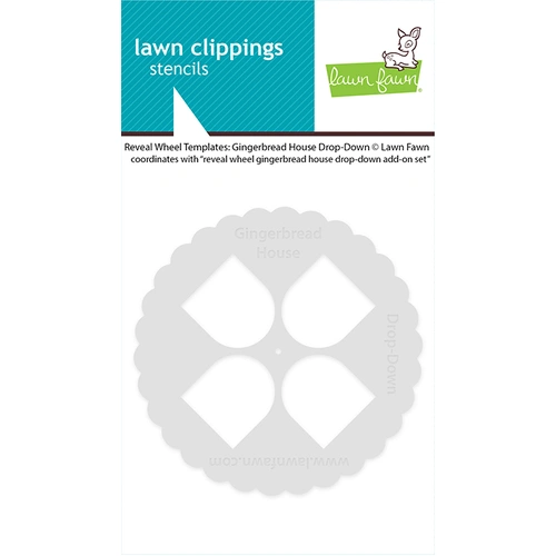 Lawn Fawn Reveal Wheel Templates: Gingerbread House Drop-Down
