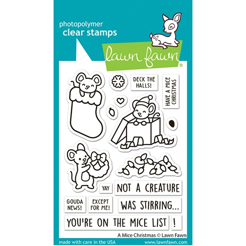 Lawn Fawn A Mice Christmas Stamp