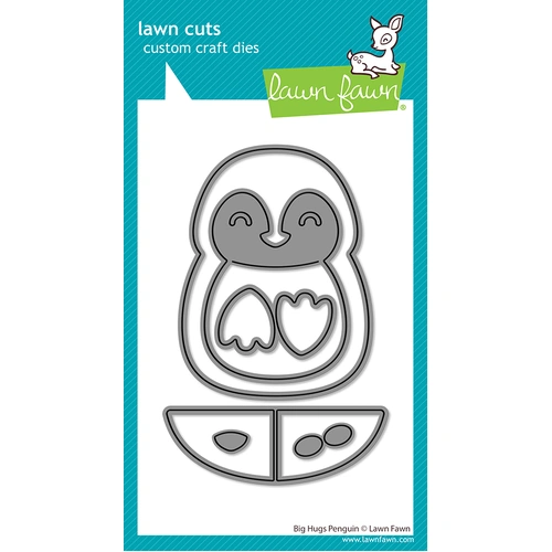Lawn Fawn Big Hugs Penguin Die