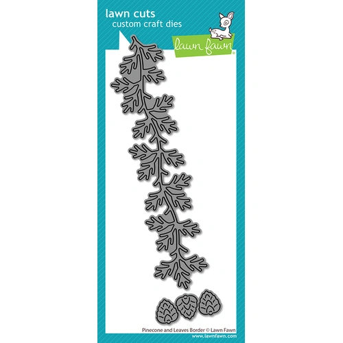 Lawn Fawn Pinecone And Leaves Border Die