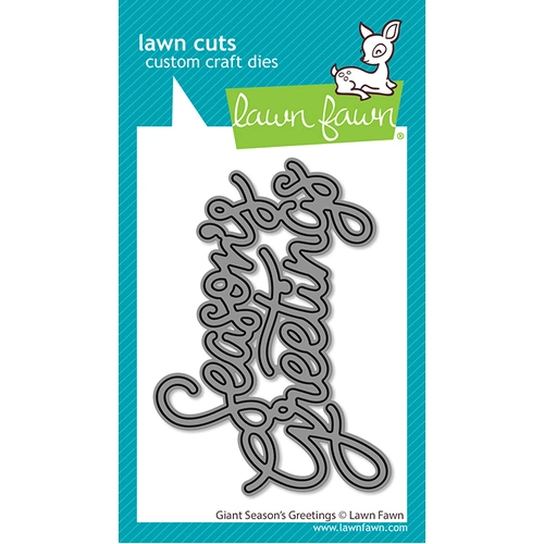Lawn Fawn Giant Season's Greetings Die