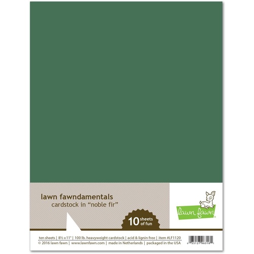 Lawn Fawn Cardstock Noble Fir 10pk