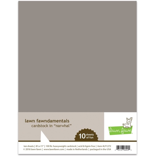 Lawn Fawn Cardstock Narwhal 10pk