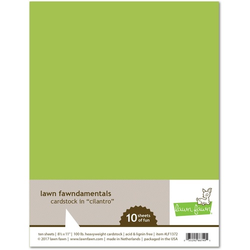 Lawn Fawndamentals Cardstock - Cilantro