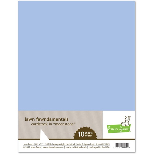 Lawn Fawndamentals Cardstock - Moonstone