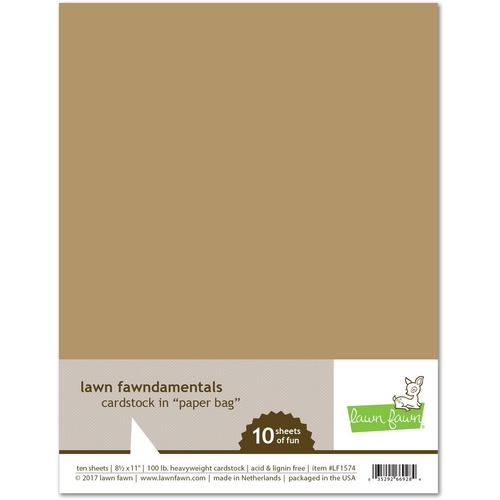 Lawn Fawndamentals Cardstock - Paper Bag
