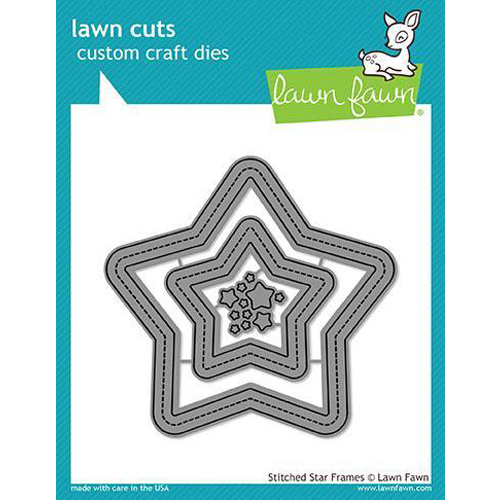 Lawn Fawn Lawn Cuts Die Stitched Star Frames 